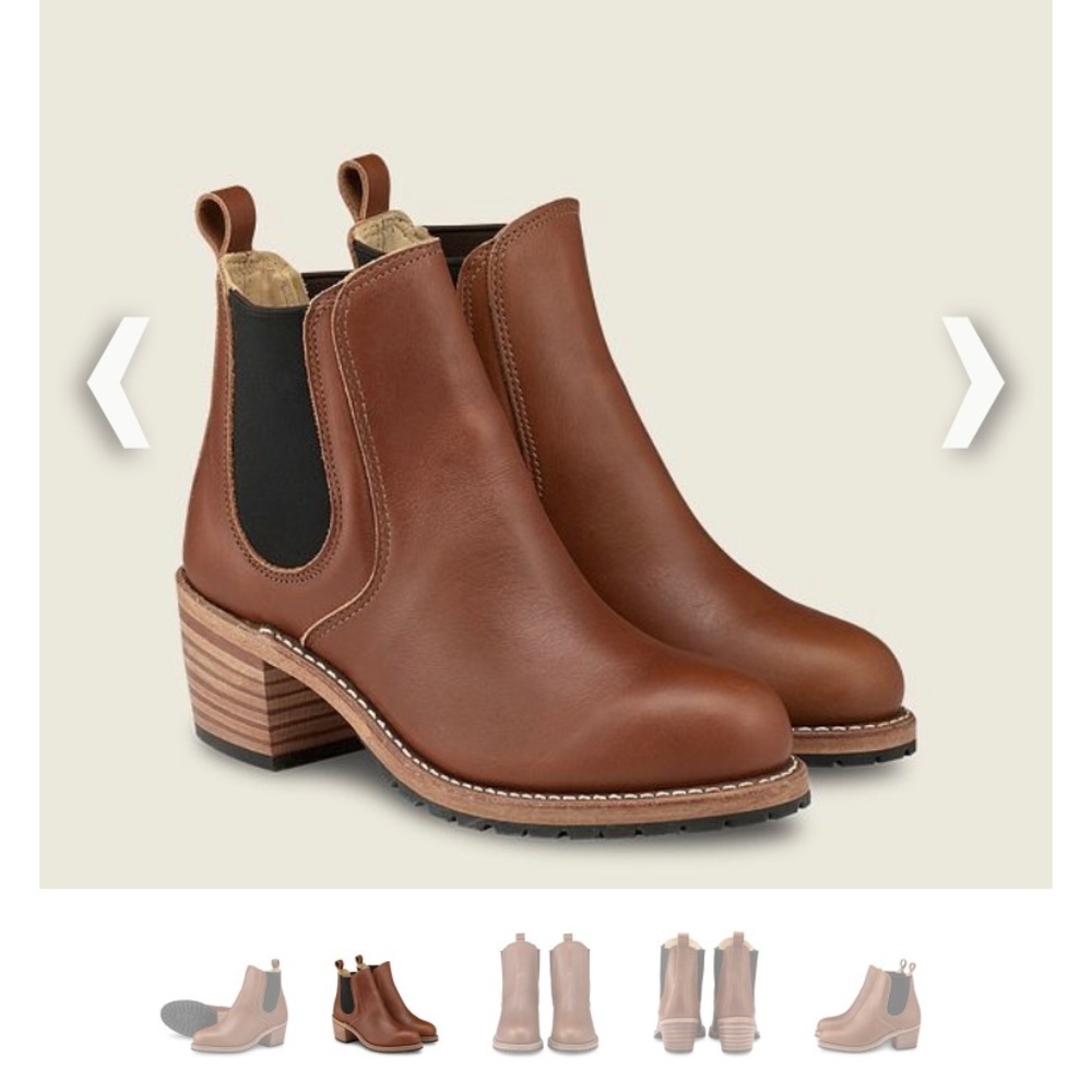 NWOT Red Wing Heritage Harriet boot, size 37, brown leather, perfect condition